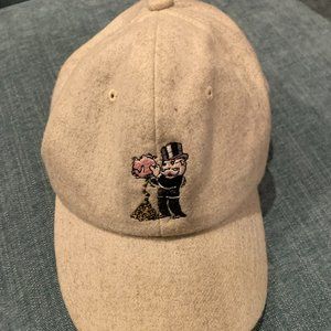 SP X Monopoly Be a Big Deal Cap Hat, Embroidered Uncle with Piggybank/Coins